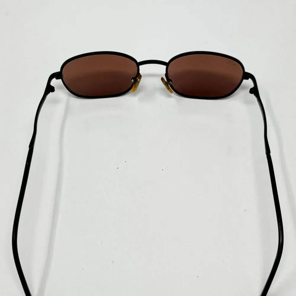 Serengeti 6470 Tradewind Black Drivers Sunglasses Brown Lenses 47-18-145 Vintage